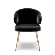 Dining Chair Kinley savona dark grey velvet