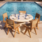 Outdoor Dining Table Cleon cream