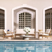 Outdoor Coffee Table Cleon grey