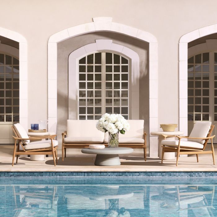 Outdoor Coffee Table Cleon grey