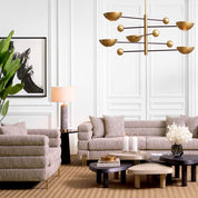 Table Lamp Lxry grey marble incl shade