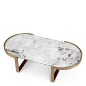 Coffee Table Fabio brushed brass finish