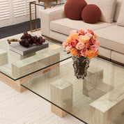 Coffee Table Ikal travertine