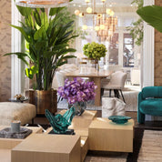 Chair Chaplin savona turquoise velvet