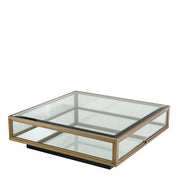 Coffee Table Ryan brushed brass finish