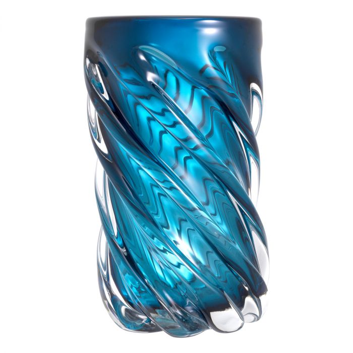 Vase Angelito L blue