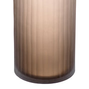 Vase Haight L frosted brown