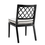 Outdoor Dining Chair Paladium black sunbrella canvas