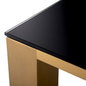 TV Cabinet Drexel brushed brass finish