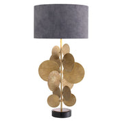 Table Lamp Mito vintage brass finish incl shade
