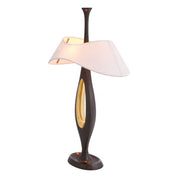 Table Lamp Gianfranco gunmetal polished brass finish incl shade