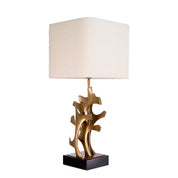 Table Lamp Agapé vintage brass finish incl shade