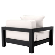 Outdoor Chair Cap-Antibes black sunbrella canvas