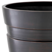 Planter Apex antique bronze finish