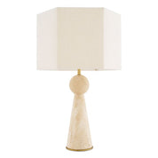 Table Lamp Novak travertine incl shade