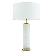 Table Lamp Lxry alabaster incl shade