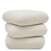 Stool Greenwich Pelton jacquard off-white