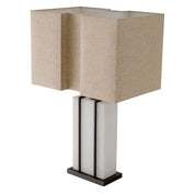 Table Lamp Graham bronze highlight finish incl shade