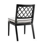 Outdoor Dining Chair Paladium black sunbrella canvas