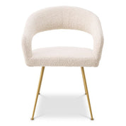 Dining Chair Bravo bouclé cream