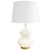 Table Lamp Cavo antique brass finish incl shade