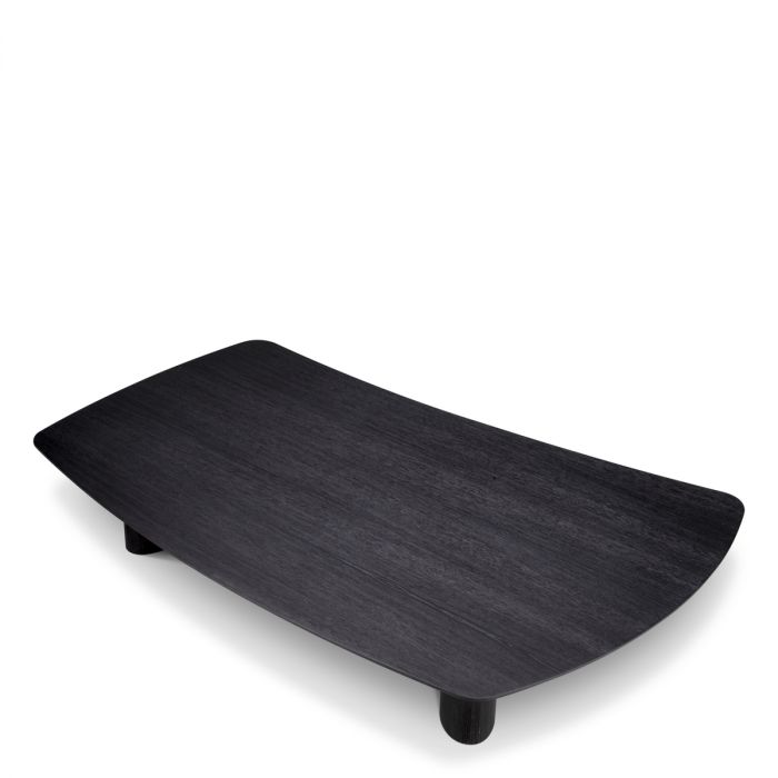 Coffee Table Bergman charcoal grey oak veneer