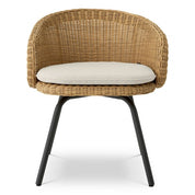 Outdoor Dining Chair Nolan viola sand faux rattan
