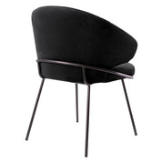 Dining Chair Kinley roche black velvet