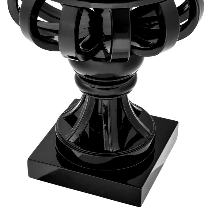 Planter Cypress Gardens piano black finish