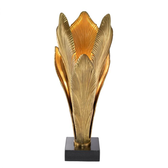 Table Lamp Maui antique gold finish