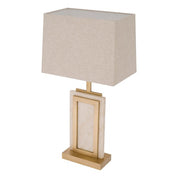 Table Lamp Murray travertine incl shade