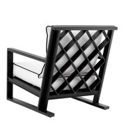 Outdoor Chair Como black sunbrella canvas