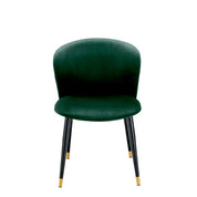 Dining Chair Volante roche dark green velvet