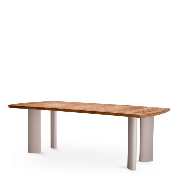 Outdoor Dining Table Osario natural teak