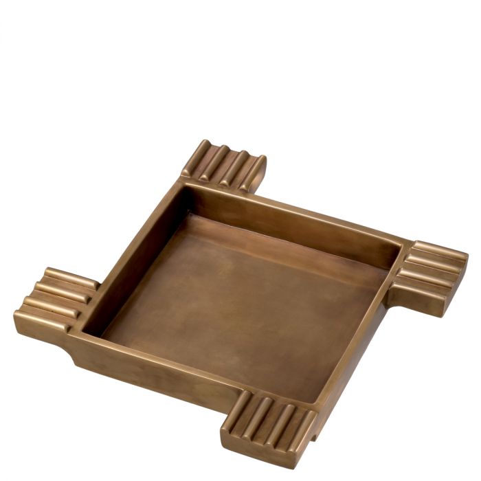 Ashtray Mack vintage brass finish