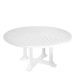 Outdoor Dining Table Bell Rive round L white