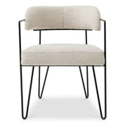 Dining Chair Giuseppe bouclé chalk white