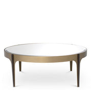 Coffee Table Artemisa S brushed brass finish