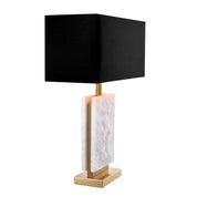 Table Lamp Charleston ant brass finish incl shade