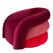 Swivel Chair Novelle savona bordeaux velvet