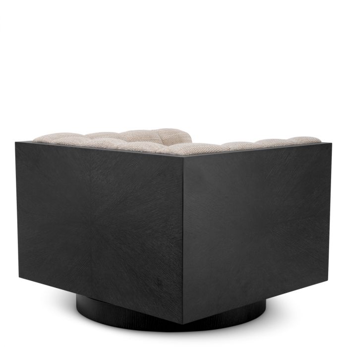 Swivel Chair Davide skyward sand