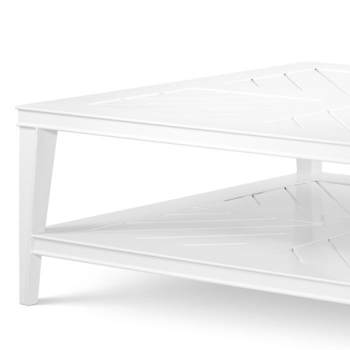 Outdoor Coffee Table Bell Rive square white