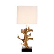 Table Lamp Agapé vintage brass finish incl shade
