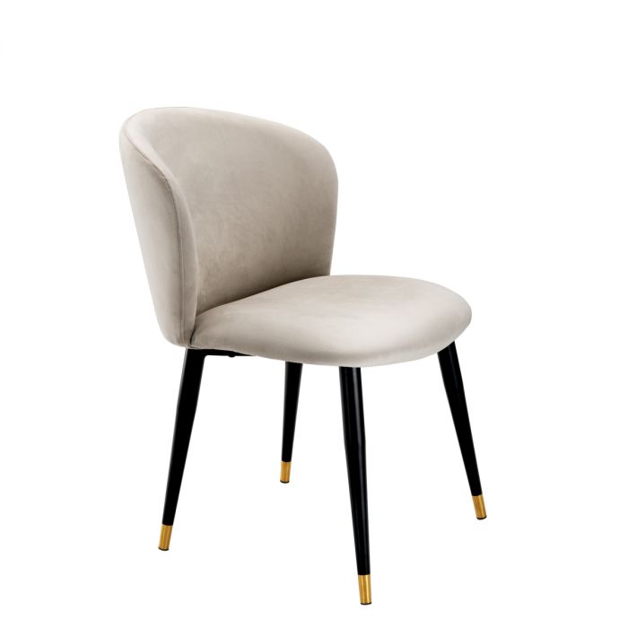 Dining Chair Volante roche beige velvet