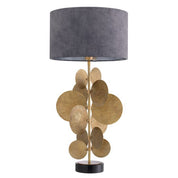 Table Lamp Mito vintage brass finish incl shade