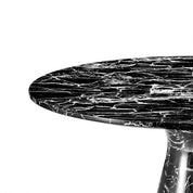 Dining Table Turner black faux marble