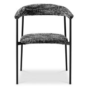 Dining Chair Julio bouclé sonata black set of 2