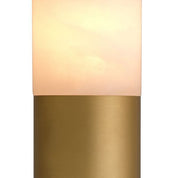 Table Lamp Vaneta antique brass finish alabaster