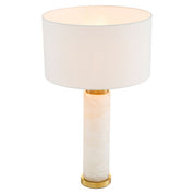 Table Lamp Lxry alabaster incl shade