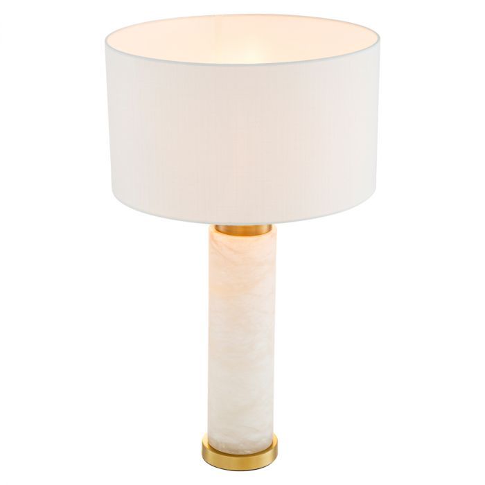 Table Lamp Lxry alabaster incl shade